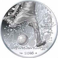 FRANCE 10 Euros Argent Coupe De L'UEFA 2016 UNC - Francia