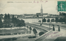 88 CHATEL SUR MOSELLE / Vue Générale Et Pont Sur La Moselle / - Chatel Sur Moselle