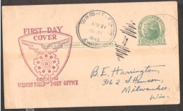 UnitedStates1943: FDC Celebrating First Day Of Post Office At WRIGHT FIELD(air Base In WW II) - Andere & Zonder Classificatie