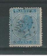 Belgie OBP° 18 - 1865-1866 Profile Left