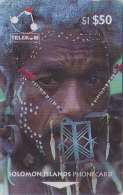 Télécarte Magnétique GPT SALOMON 50 $ - Homme & COQUILLAGE - Man Of Santa Cruz & SHELL SOLOMON Phonecard - Solomon Islands