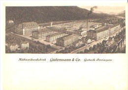 ▓▒░ Gutach I Breisgau Kr Emmendingen (Baden) S/w Ak Fabrik 1932 ░▒▓ - Gutach (Breisgau)