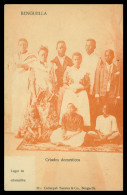 ANGOLA - BENGUELA -  COSTUMES -Criados Domesticos( Ed.Col. Tavares & C.ª Nº 32)  Carte Postale - Angola