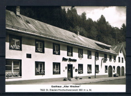 (D063) AK St. Blasien - Gasthaus Alter Hirschen - St. Blasien