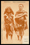 ANGOLA - BENGUELA -  COSTUMES - Mulher E Homem Mondombos ( Ed.Col. Tavares & C.ª Nº 39)  Carte Postale - Angola