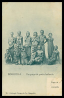 ANGOLA -BENGUELA -COSTUMES - Um Grupo De Gentio, Bailundo ( Ed.Col. Tavares & C.ª Nº 79)  Carte Postale - Angola