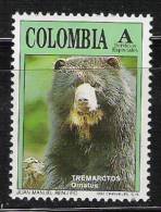 Q863.-.KOLUMBIEN / COLOMBIA .-. 1992 .-.  MI # : 1859 .-. MNH .-. OURS / BEARS / OSOS .-. TREMARCTOS  ORNATUS - Ours
