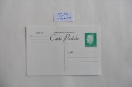 Monaco :Entier Postal N°CP 34  Neuf - Postwaardestukken