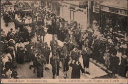 ! [67] 1913 Strassburg , Trachtenfestzug, Cpa Strasbourg, Elsaß, Alsace, Musik, Ereignis - Strasbourg