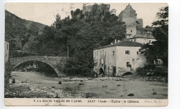 Axat L'église Le Château - Axat