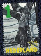 Pays Bas 2013 Oblitéré Used Afrique Fille Avec Petit Frère Sur Le Dos - Used Stamps