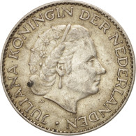 Monnaie, Pays-Bas, Juliana, Gulden, 1956, TTB+, Argent, KM:184 - Gold And Silver Coins
