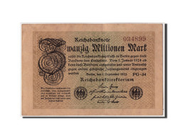 Billet, Allemagne, 20 Millionen Mark, 1923, 1923-09-01, KM:108c, TB+ - 20 Millionen Mark