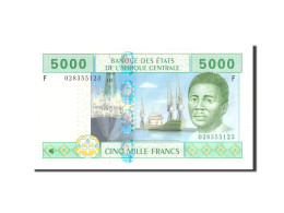 Billet, États De L'Afrique Centrale, 5000 Francs, 2002, Undated, KM:509F, NEUF - États D'Afrique Centrale