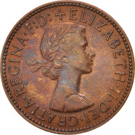 Monnaie, Grande-Bretagne, Elizabeth II, 1/2 Penny, 1962, SUP+, Bronze, KM:896 - C. 1/2 Penny