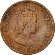 Monnaie, Etats Des Caraibes Orientales, Elizabeth II, Cent, 1960, TB+, Bronze - Territoires Britanniques Des Caraïbes