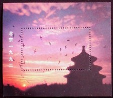 CHINA CHINE CINA NON POSTAL VALUE SOUVENIR SHEET - 14 - Altri & Non Classificati