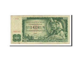 Billet, Tchécoslovaquie, 100 Korun, 1961, 1961, KM:91b, TB - Tschechoslowakei