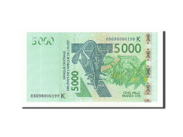 Billet, West African States, 5000 Francs, 2003, 2003, KM:717Ka, NEUF - Stati Dell'Africa Occidentale