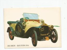 Cp ,automobile , DE DION - BOUTON 1914 , Vierge , Ed : Vita Nova Hank - Turismo