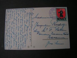 == CH Karte Rotes Kreuz , Marke Feldpost - Postmarks