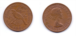 New Zealand 1 Penny 1961 - New Zealand