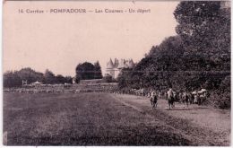 14- Corrèze - POMPADOUR - Les Courses - Le Départ - Sans éditeur - CHEVAUX - Arnac Pompadour