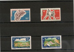 NOUVELLE CALÉDONIE Sport  Années 1968/69  N°Y/T : 337/338-361/362** - Unused Stamps