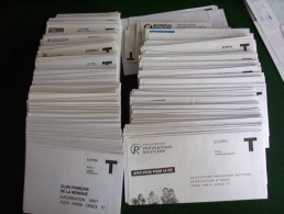 Lot De 660 Enveloppes "T" - Karten/Antwortumschläge T