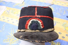 Ancienne Casquette De Postier Télégraphiste. - Cuffie, Cappelli, Berretti