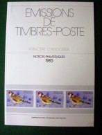 Andorre - Emissions De Timbres Poste - Principat D´Andorra - Notices Philatéliques 1985 - édité Par La Poste - Other & Unclassified