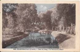 77 - CHAINTREAUVILLE(Commune De St Pierre Les Nemours) - Canal Du Loing - Le Tournant De L'Ecluse - Saint Pierre Les Nemours