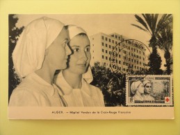 CARTE MAXIMUM CARD  HOPITAL VERDUN DE LA CROIX ROUGE ALGERIE - Tarjetas – Máxima