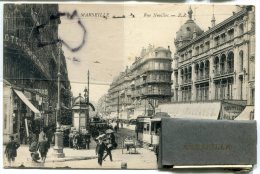 59 - MARSEILLE - Rue Noailles, Rare Avec 10 Mini Cartes Dépliantes De Marseille, Hôtel, TBE., Scans. - Canebière, Stadtzentrum