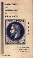 Catalogue Des Timbres De France Geo Reine 1940 (PPP26051) - France