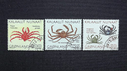 Grönland 231/3 Oo/used, Steinkrabbe, Große Grönlandkrabbe, Sandkrabben - Used Stamps
