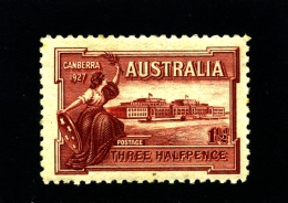 AUSTRALIA - 1927  1 1/2 D  CANBERRA  MINT  SG 105 - Nuovi
