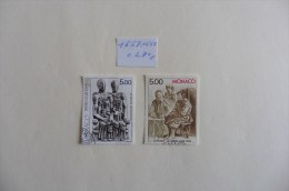 Monaco :Timbre N° 1657/1658  Oblitéré Antoine Le Nain - Used Stamps