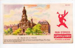 Buvard - Pain D'épices Gringoire - Eglise De La Trinité - Gingerbread