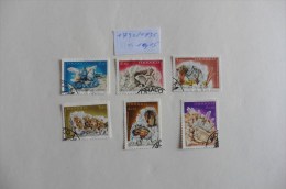 Monaco :Timbres  N° 1730/1735    Oblitérés Minéraux - Collections, Lots & Séries