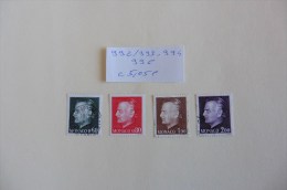 Monaco :4 Timbres Oblitérés - Oblitérés