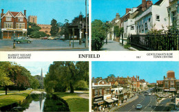 Royaume-Uni - Angleterre - Middlesex - Enfield - Multivues - Multiview - Semi Moderne Petit Format - état - Middlesex