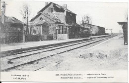 ROSIERES - Intérieur De La Gare - Rosieres En Santerre