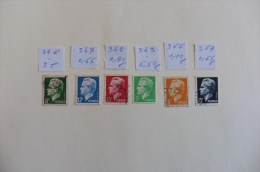 Monaco : 6   Timbres    Oblitérés - Lots & Serien