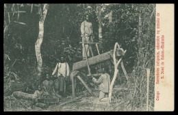 ANGOLA -CONGO -COSTUMES- Serradores Indigenas, Educados Na Missão De S. José De Belem-Mandimba  Carte Postale - Angola