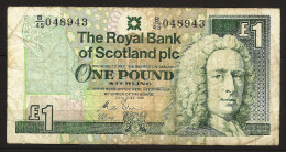 1 Pound 24/07/1991. Scotland/ Ecosse - 1 Pound