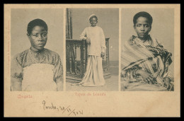 ANGOLA - LUANDA - COSTUMES -Typos De Luanda  ( Ed. Osorio Delgado & Seabra)   Carte Postale - Angola