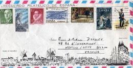 Espagne - Enveloppe Philatélique Commémorative  - Militaire (yvert 1998) Fusil(1968)communion Stjoseph(1496)Alfonso X……. - Lettres & Documents