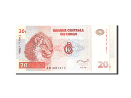 Billet, Congo Democratic Republic, 20 Francs, 1997, 1997-11-01, KM:88a, NEUF - República Democrática Del Congo & Zaire