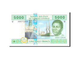 Billet, États De L'Afrique Centrale, 5000 Francs, 2002, Undated, KM:209U, NEUF - West African States